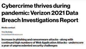 2021 Data Breach Investigations Report